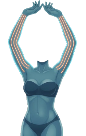 raising hands