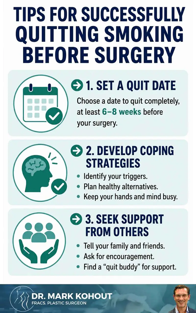 Why You Need to Stop Smoking When Having Plastic Surgery Infographics 2 by Dr Mark Kohout