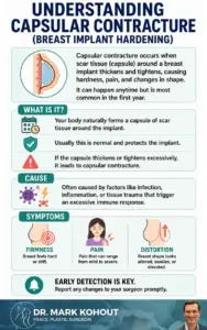 What is Capsular Contracture Infographics by Dr Mark Kohout