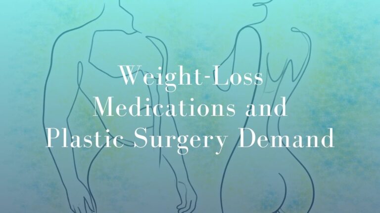 Weight-Loss Medications and Plastic Surgery Demand