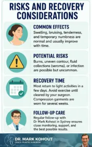 Skin Tightening After Weight Loss Medications Blog infographic image by Dr Mark Kohout