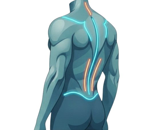 back man chest