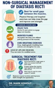 Split Tummy Muscles – What is Diastasis Recti Infographics - Mark Kohout
