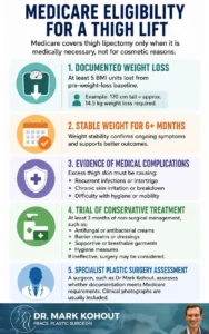 Will Medicare Cover A Thigh Lift After Weight Loss Infographics - Mark Kohout