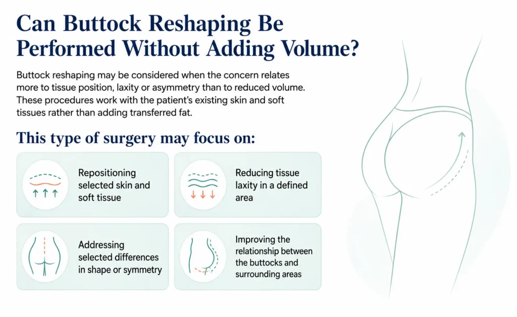 Can Buttock Reshaping Be Performed Without Adding Volume by Dr Mark Kohout