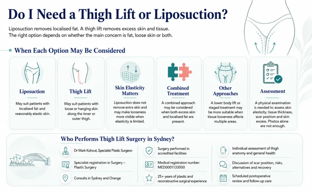 Do I Need a Thigh Lift or Liposuction by Dr Mark Kohout