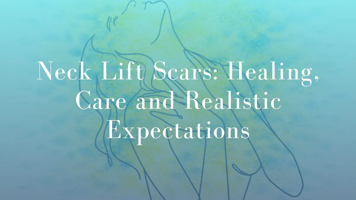 Neck Lift Scars Healing Care and Realistic Expectations by Dr Mark Kohout