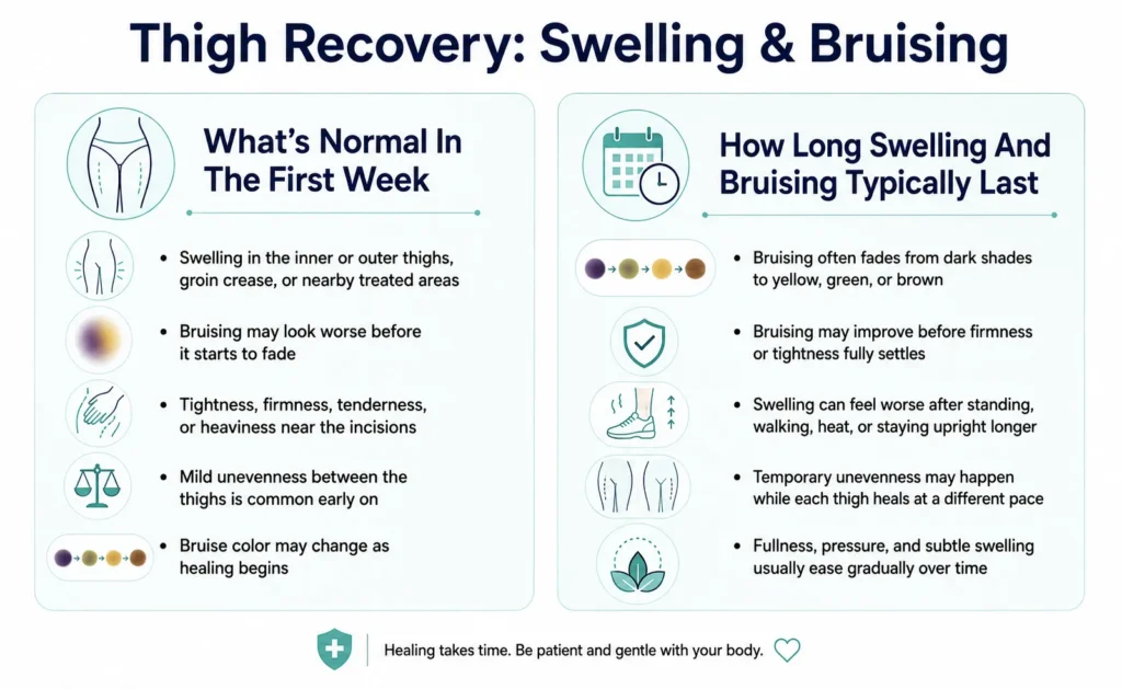 Thigh Recovery Swelling and Bruising by Dr Mark Kohout