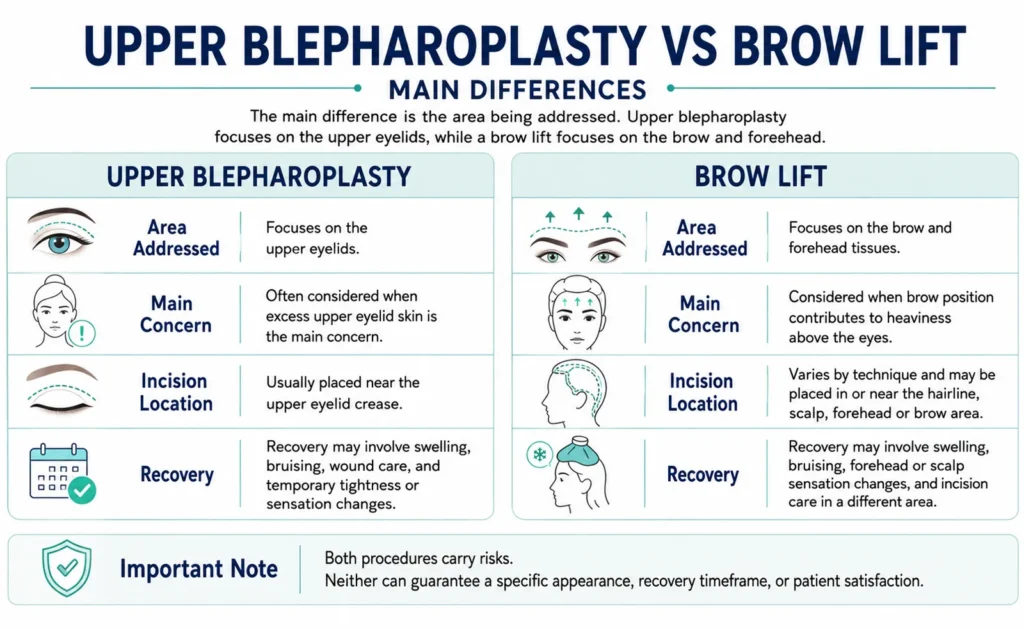 Upper Blepharoplasty vs Brow Lift by Dr Mark Kohout